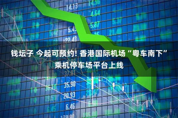 钱坛子 今起可预约! 香港国际机场“粤车南下”乘机停车场平台上线