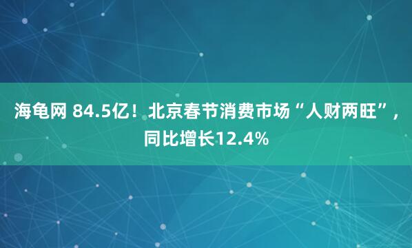 海龟网 84.5亿！北京春节消费市场“人财两旺”，同比增长12.4%