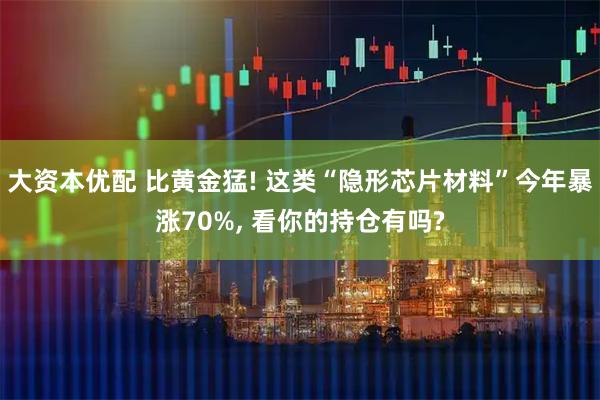 大资本优配 比黄金猛! 这类“隐形芯片材料”今年暴涨70%, 看你的持仓有吗?